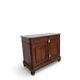 Commode Umbertino en acajou et noyer, 19e siècle.