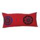 Vintage embroidered cushion cover 36x76 cm