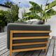 Habitat sofa (oak frame)