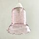 Suspension vintage en verre rose