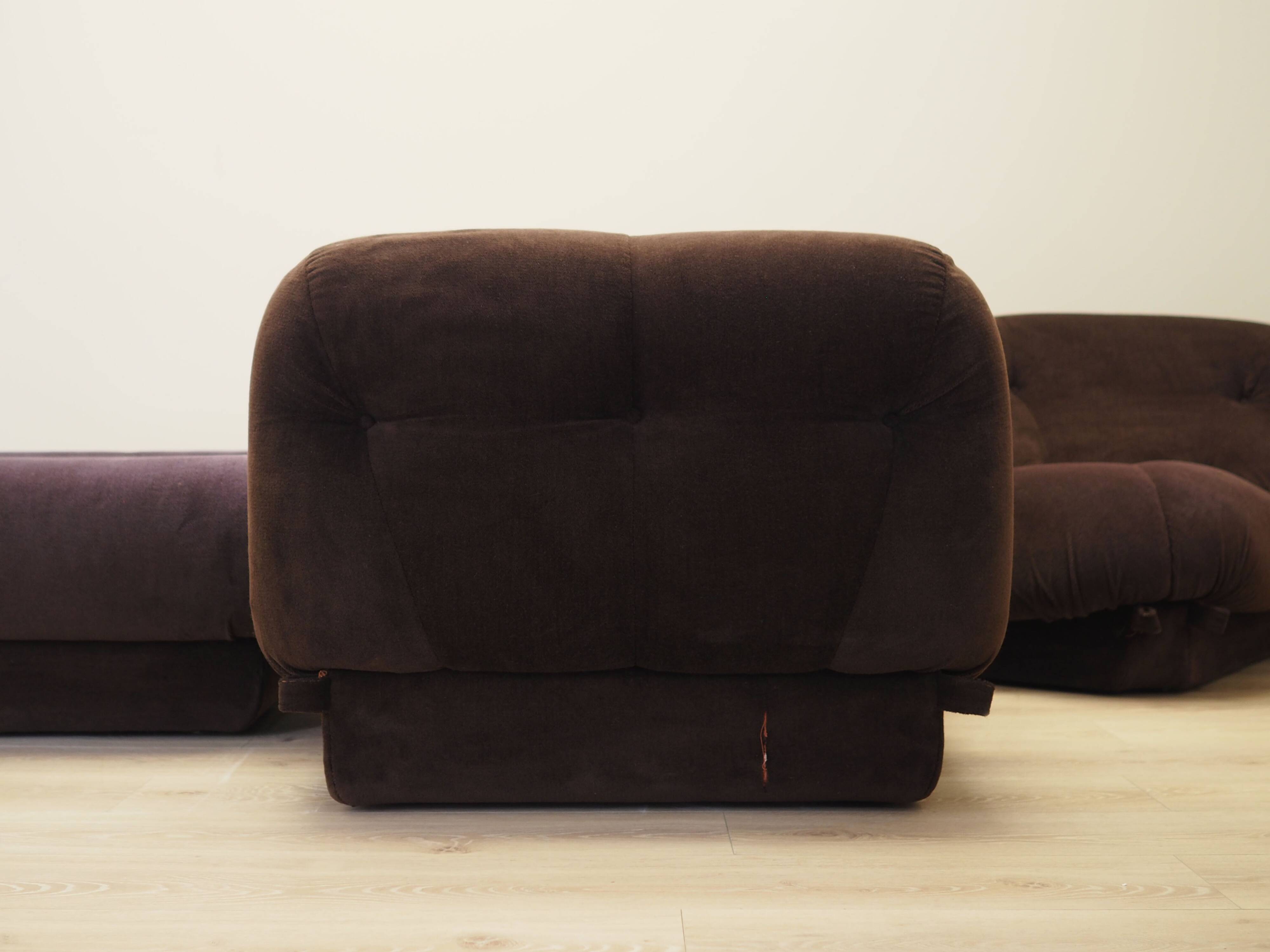 Living room set, Italian design,  Rino Maturi, Mimo Padova