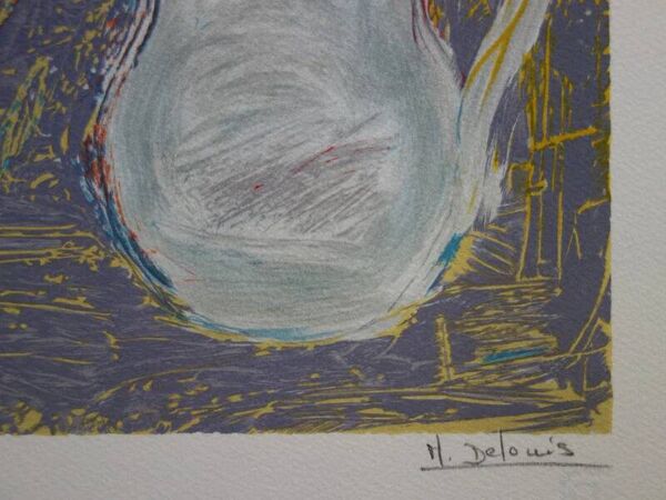 Nancy Delouis : Rêve de petite fille, lithographie originale signée