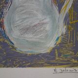 Nancy DELOUIS: Little girl's dream, original signed lithograph.