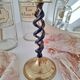 Bougeoir vintage en laiton