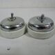 set of 2 Old Switches in Chrome and Porcelain
