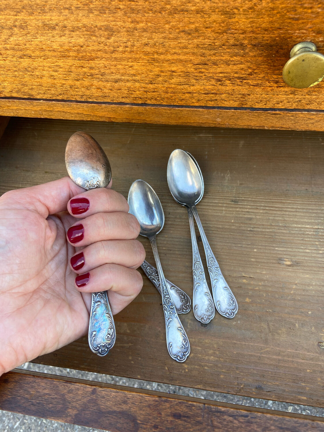 Antique storage cabinet