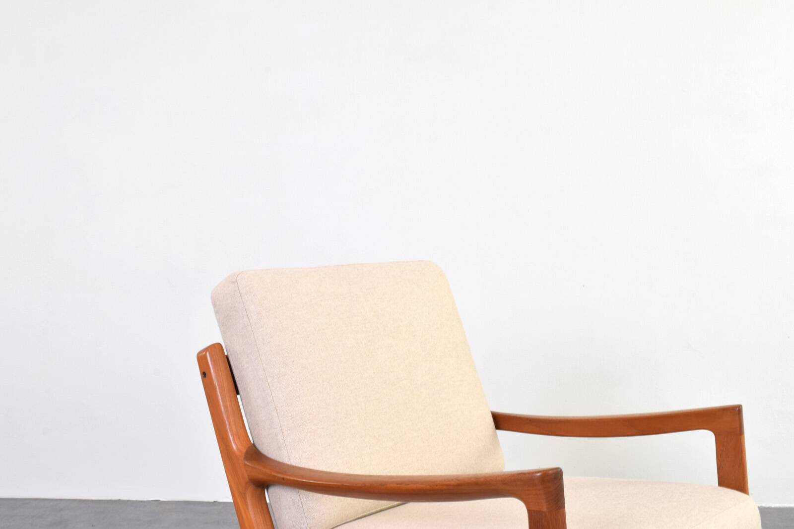 Fauteuil Senator en teck danois des années 50 par Ole Wanscher pour Cado, 1960