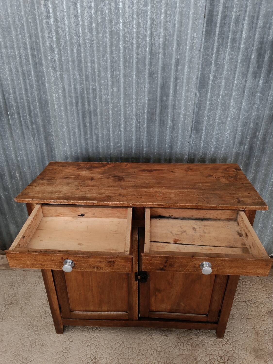 Parisian vintage wooden sideboard