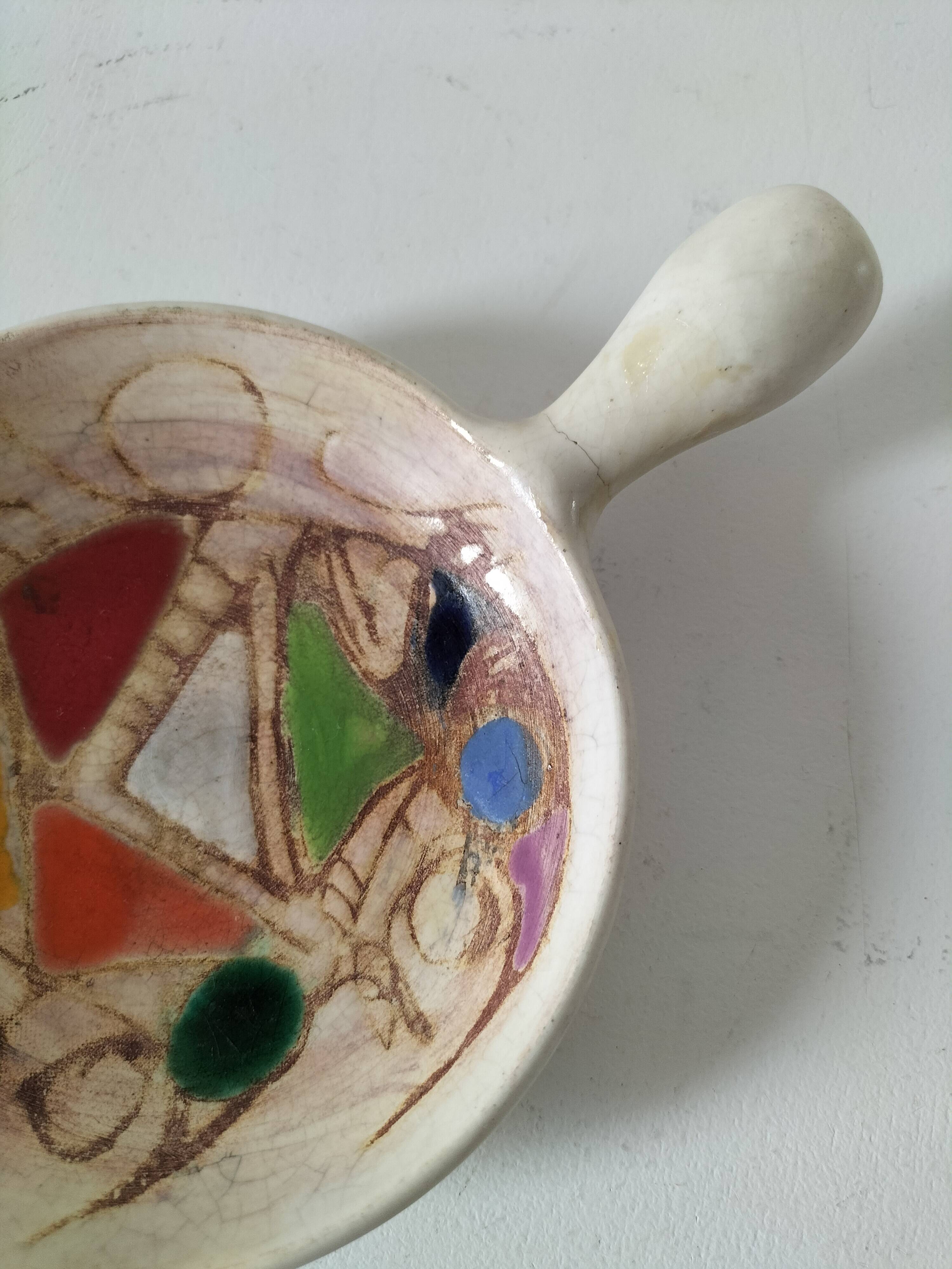 Vallauris wall plate – Atelier Cérènne – 1960s