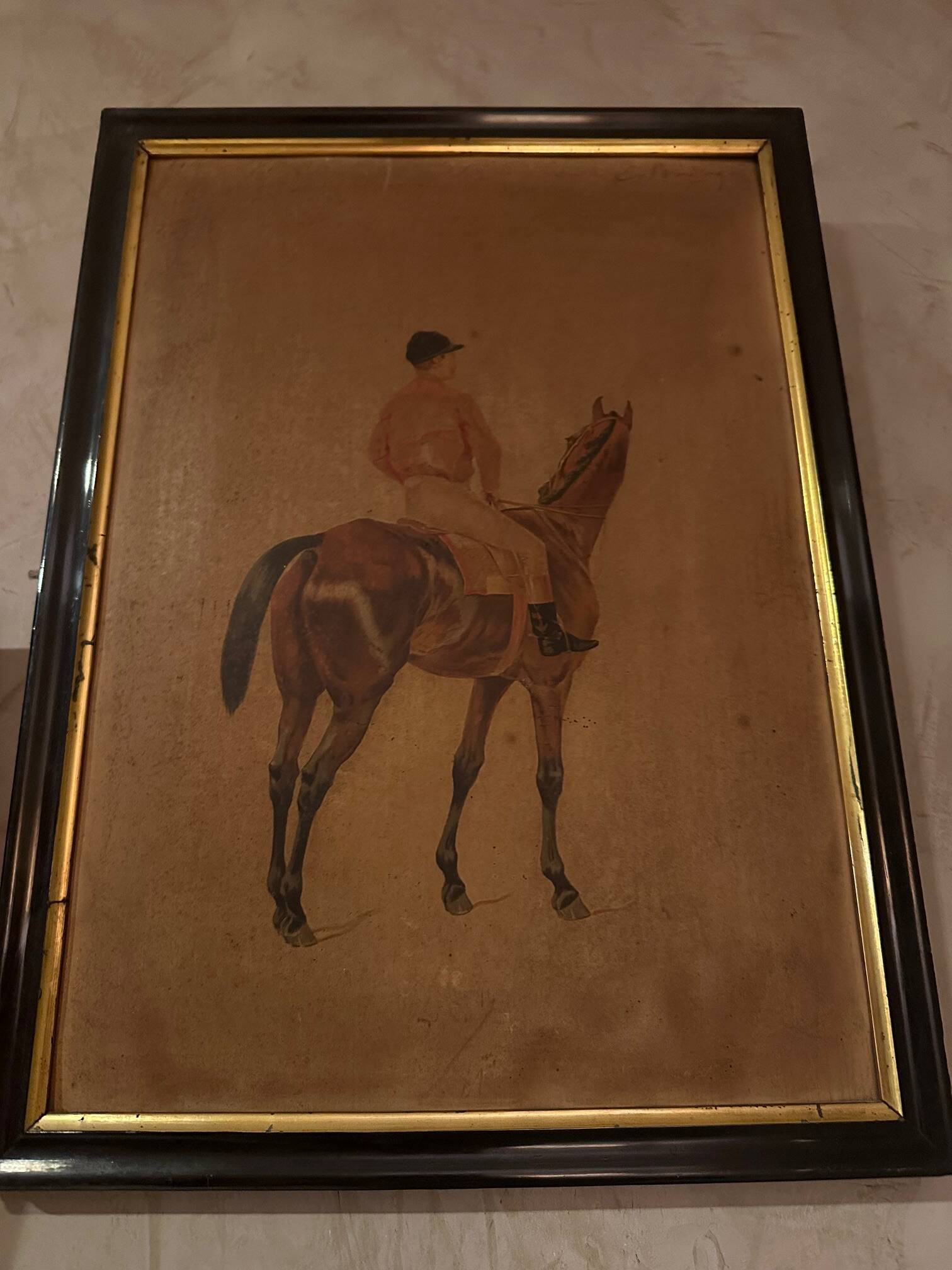 Paire de gravures équestres