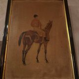 Pair of equestrian engravings