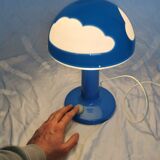 Mushroom lamp, Skojig blue cloud, design Henrik Preutz for Ikea, 1990