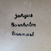 Ceramic vase from Danish Johgus, estimated 1960s-70s