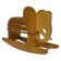 Vintage Swedish design Wooden Rocking Elephant 80's design