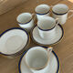 Coffee service CH. Field Haviland Limoges - 5 cups + saucers