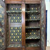 Magnifique armoire époque Louis XV en noyer massif vers 1750