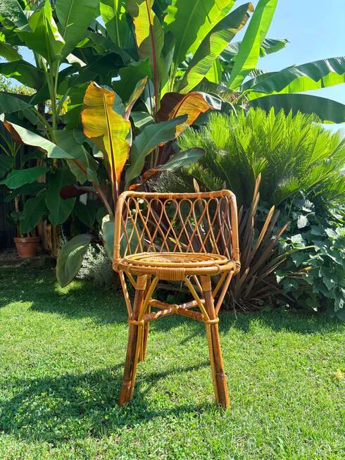 Rattan chair "Suzanne"