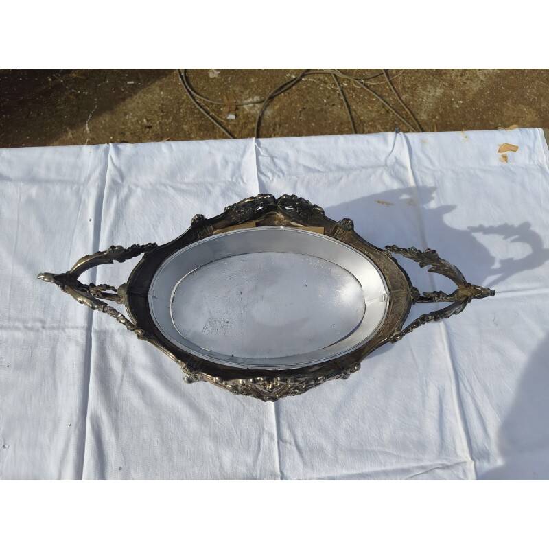 Silver-plated planter