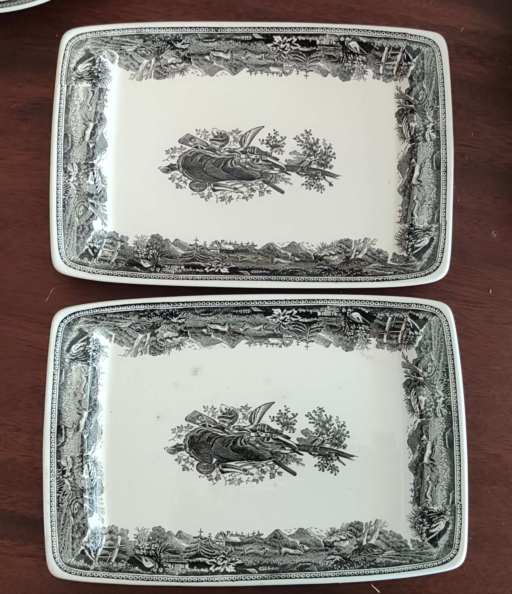 Service Tableware hunting decoration / Villeroy and Boch / model Artemis