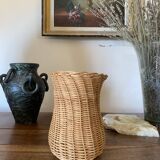 Vase en paille 20 cm