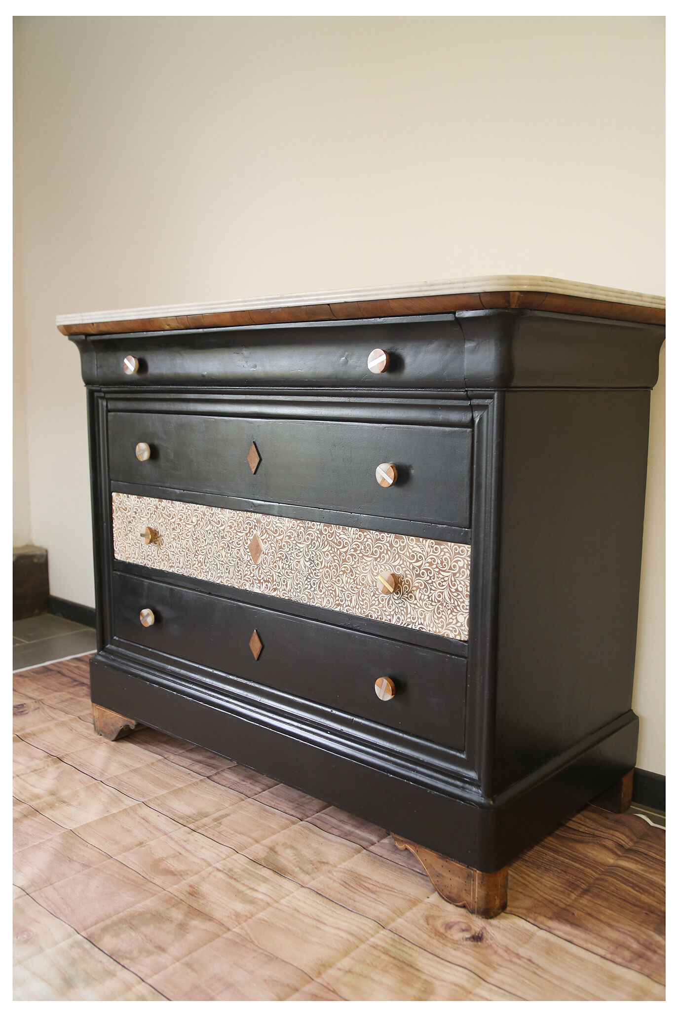 Louis Philippe style chest of drawers