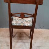 Series of 4 mahogany chairs