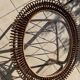 Rattan coffee table and glass in excellent condition