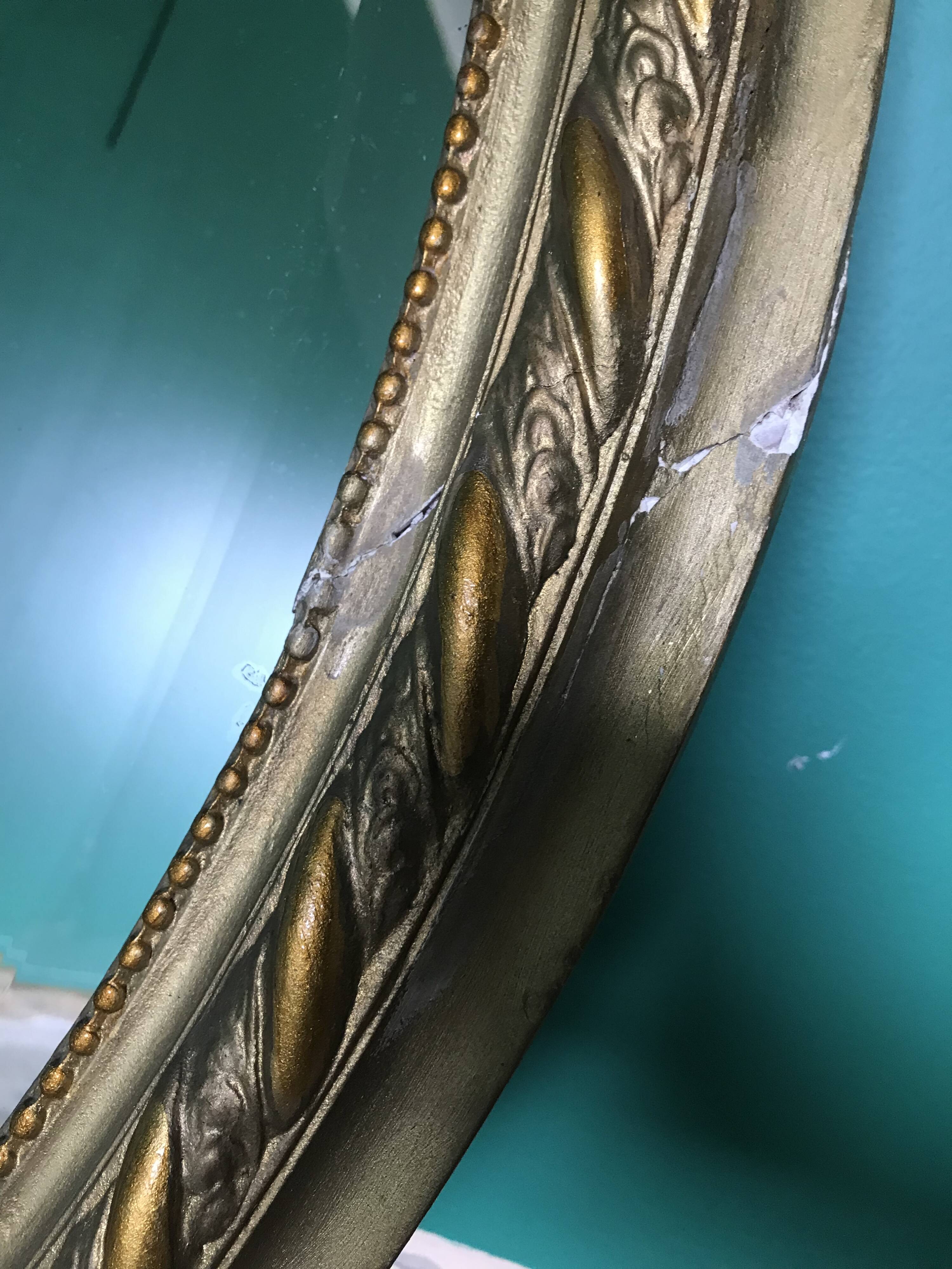 Napoleon III oval mirror