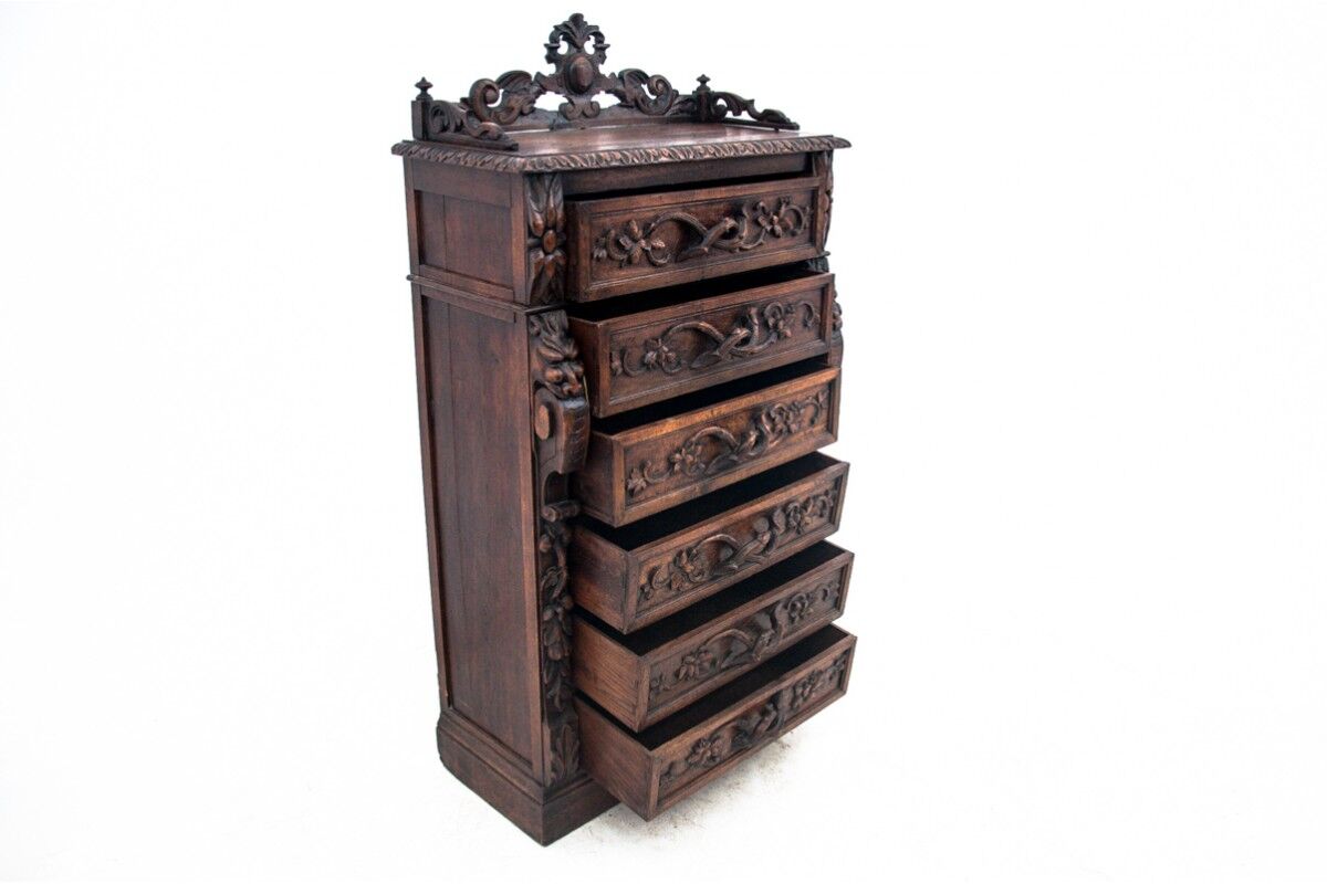 Antique chest of drawers, France, mid 19th century.