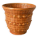 curved wicker plant pot 17 x 20 cm
