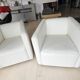 Fauteuils cuir pivotant Roche Bobois