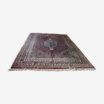 Hand-woven vintage indian rug 346x252cm