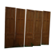 Lot de 5 anciennes boiseries en pin ou portes de séparation