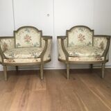 A pair of canopys
