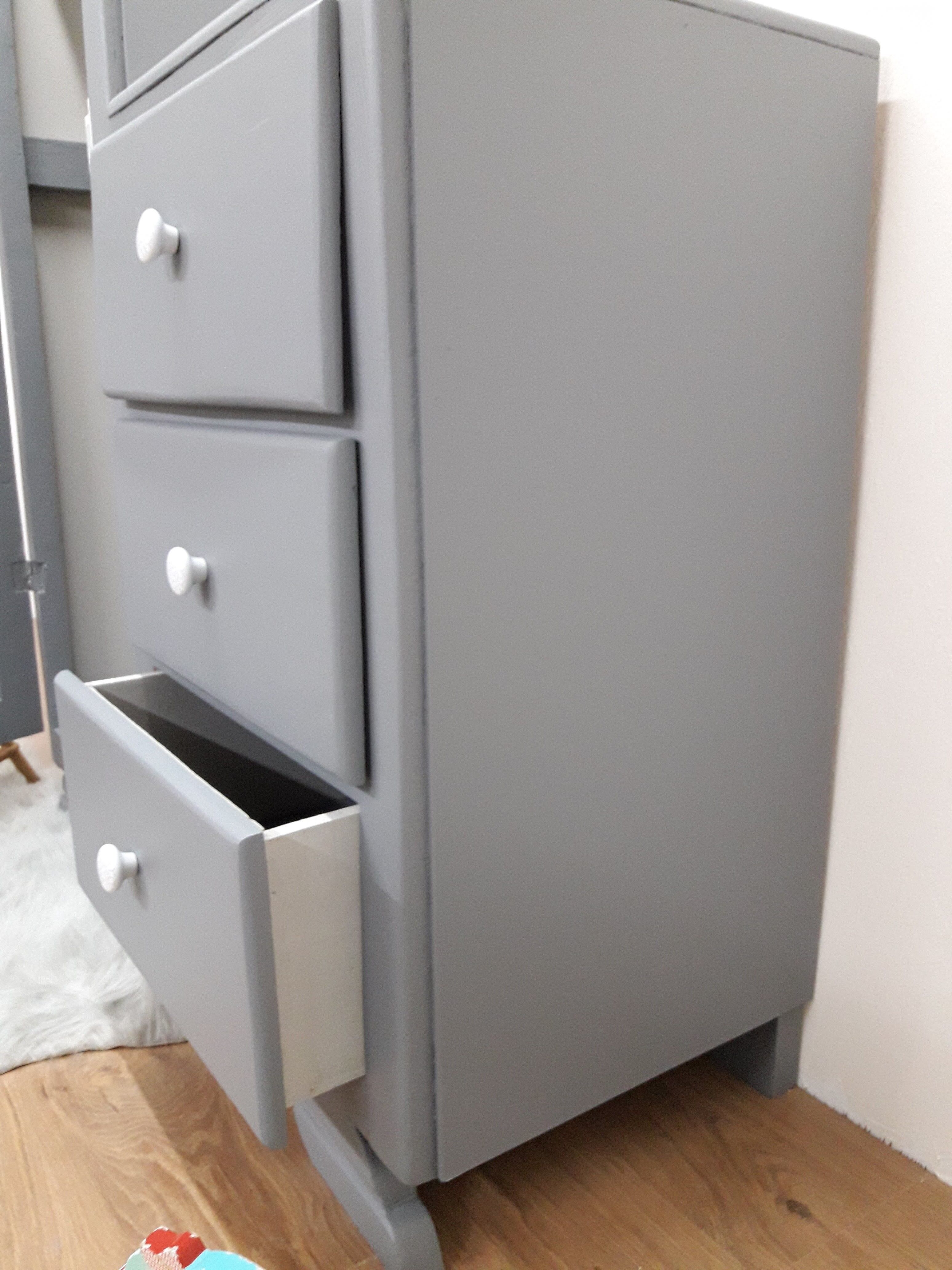 Vintage asymmetrical wardrobe