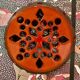 Large ceramic wall light, 1950s design.