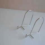 Pair of minimalist 80s bookends