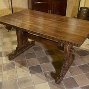 Table Renaissance Italienne En Noyer Du 16° Siècle -Florence
