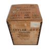 large vintage Ceyland tea transport crate