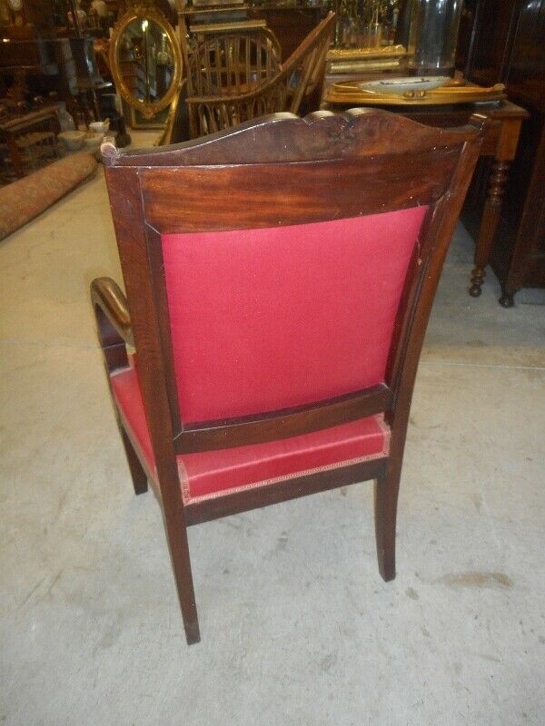 Empire armchair in mahogany of the 19th siecle no. 11