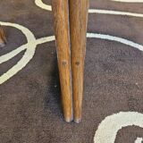 Bamboo and smoked glass coffee table 1970