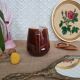 Brown glazed milk jar Villeroy & Boch Made in Luxembourg - vintage