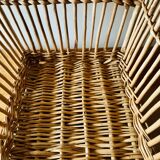 Large vintage wicker basket