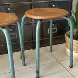 Pair of school stools
