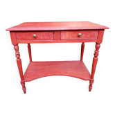 console with drawers