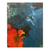 Lyrical abstraction painting 1972