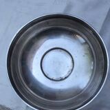 Vintage art deco cup in silver metal