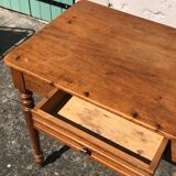 Wooden desk with drawer, Louis Philippe