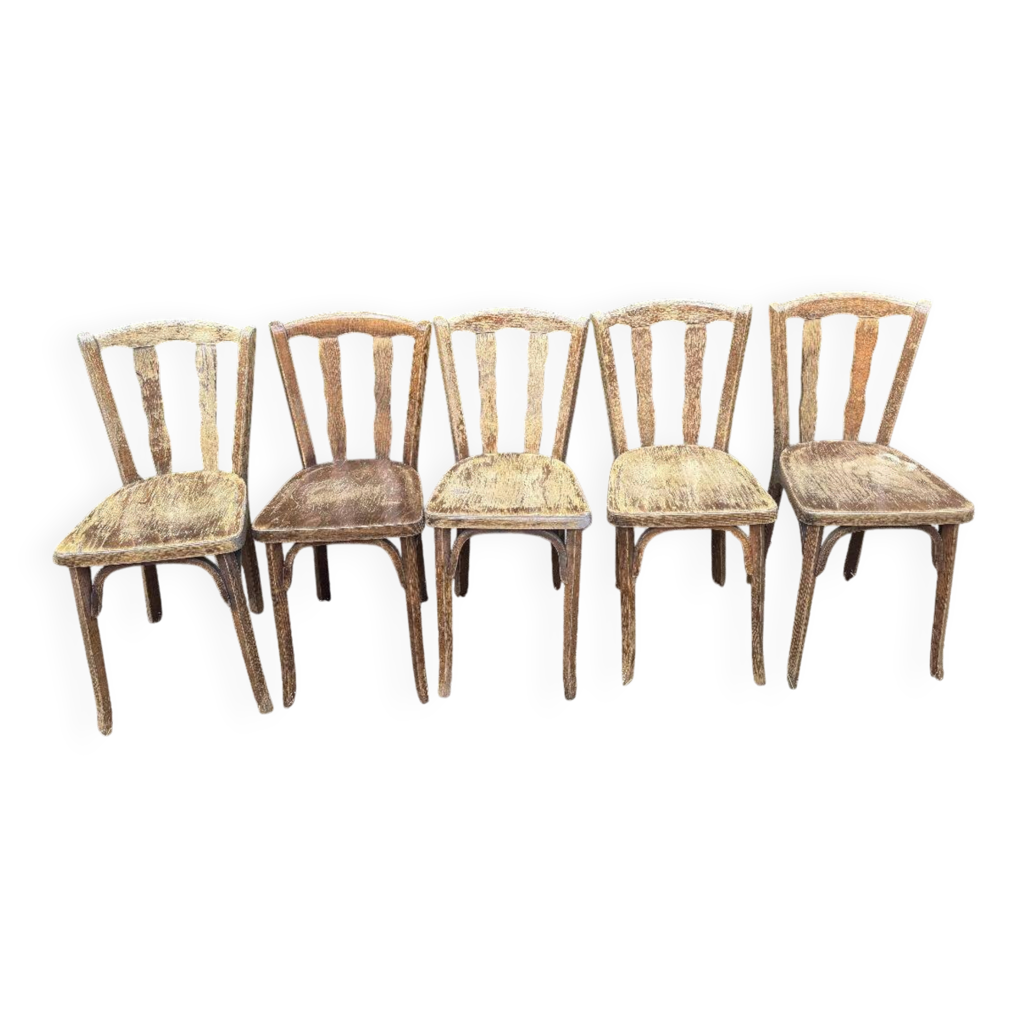 Set of 5 Baumann bistro chairs 83
