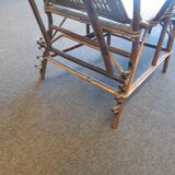 Wicker chaise longue circa 1900